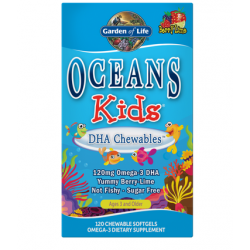 Oceans Kids DHA Chewables - Kwasy Omega 3 Garden of life